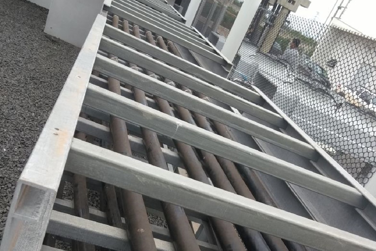 Construção base eólica